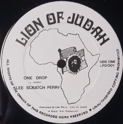 Disque 12 pouces LEE PERRY - One Drop / Judgement In A Babylon LPD001 Lion Of Judah UK Reggae, Ska & Dub Occasion