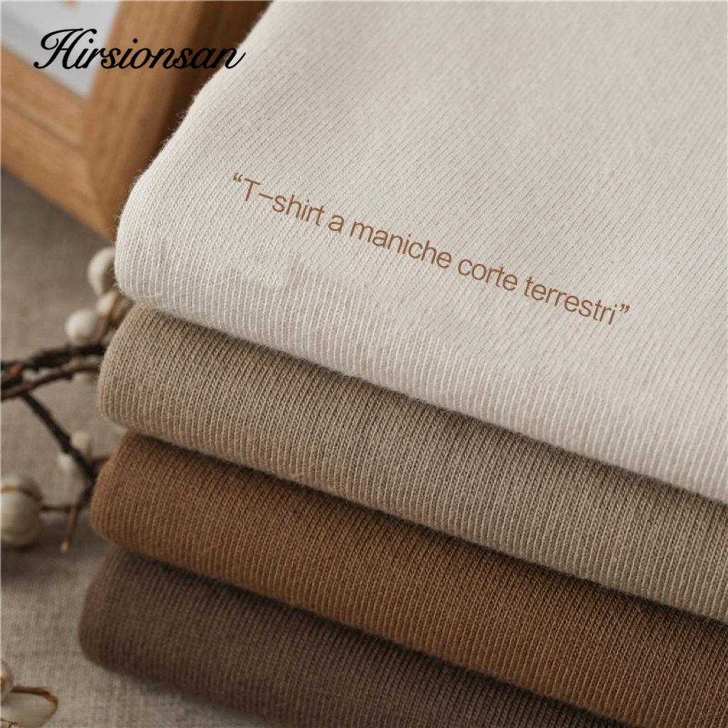 Hirsionsan Basic T Shirt Women 100% Cotton Short Sleeve Men's Tshirts Female Soft Jumper Female Summer Cusual 1+1 O NeckTees