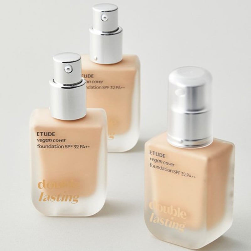 [Etude] Double Lasting Vegan Cover Foundation 30g 3 types (Choose 1)