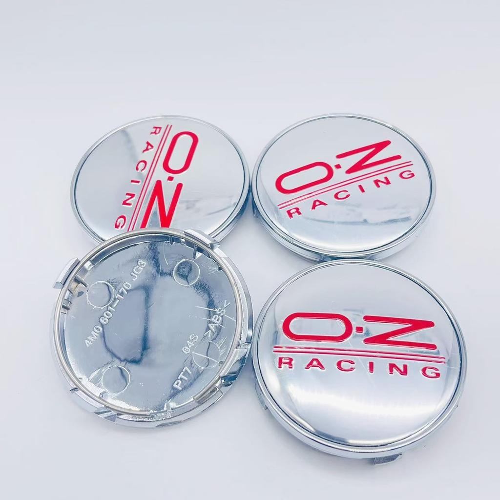 4pcs 3D 61mm OZ For Car emblem Wheel hub Center Cap 56mm OZ Badge covers NDEDS sticker Decals Styling accessories