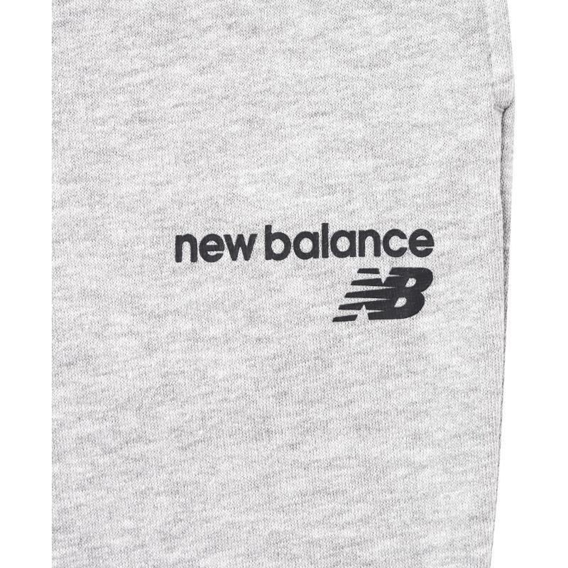 New Balance Knitted Sweatpants Men's Gray Moderate Cuffed Pants Unisex MP03904-AG