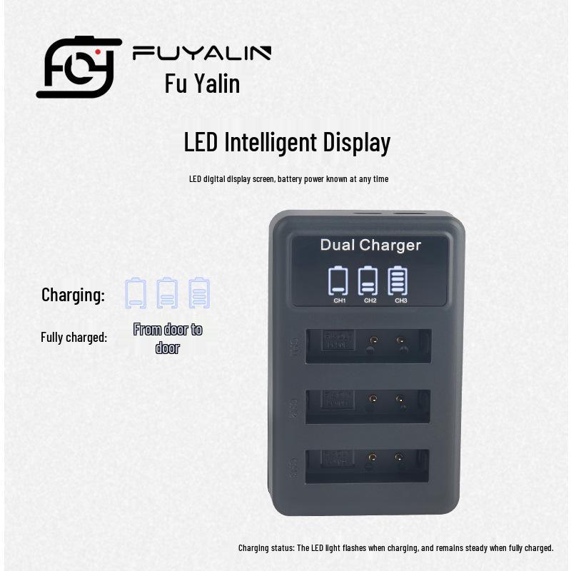 Li-90B/92B Battery Charger for Olympus TG-4, TG-6, SP-100HIS - Triple Charge Capability