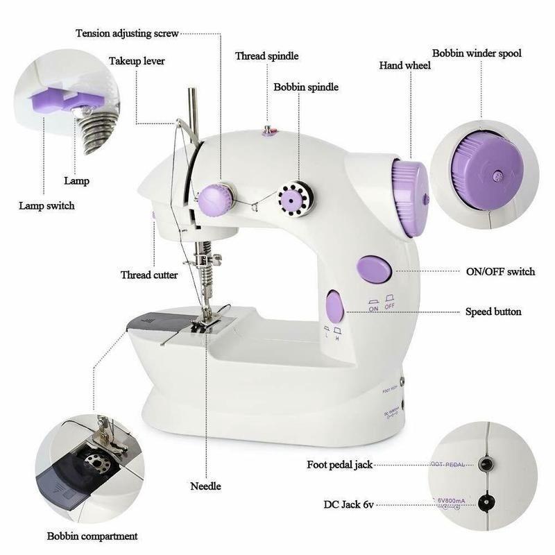 Mini Desktop Household Professional Sewing Equipment Electric Small Multi Functional Tailoring Machine