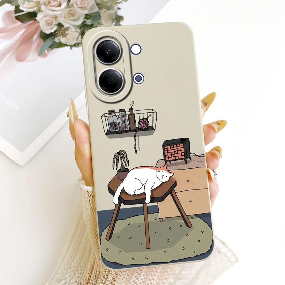 For Vivo Y05 Case Cover Luxury Fashion Cute Cartoon Funny Painted Silicone Funda For VivoY05 Casing