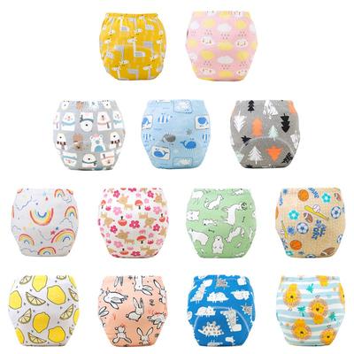 Infant Baby Nappy Panties Strong Absorbent Cotton Diaper Training Panties Underwear