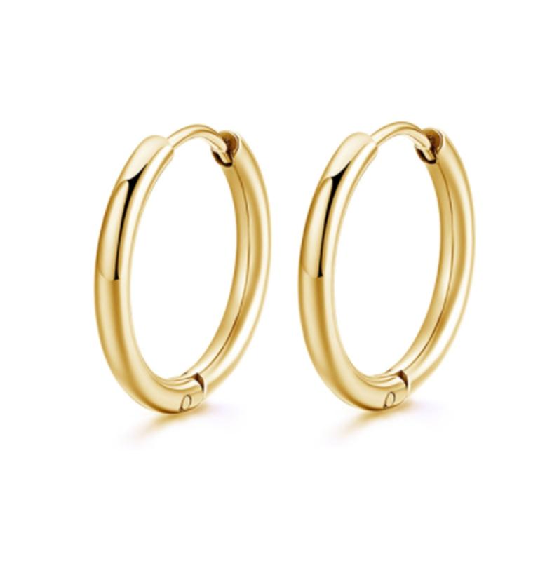 Anime Tokyo Revengers Chifuyu Matsuno Cosplay Örhängen Svart Silver Guld Färg Ringörhängen Öronklämmor För Kvinnor Män Smycken