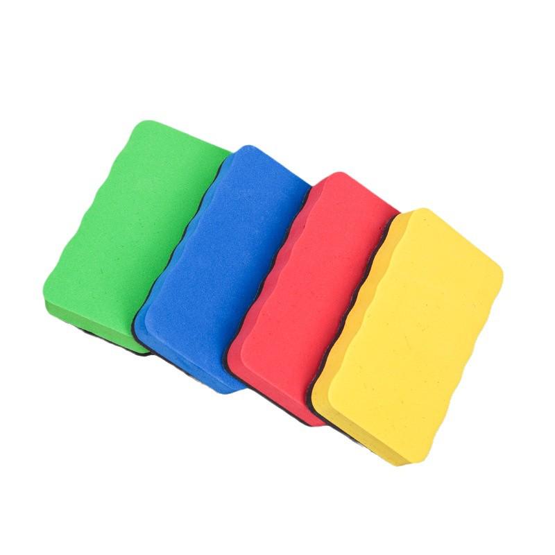 Magnetic Whiteboard Eraser with EVA Felt - 10.2x5.5x2 Cm Office or Classroom Accessory