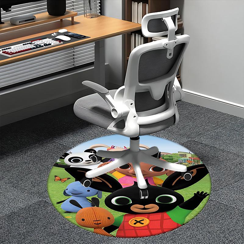 Bing,Panda Chair mat Round Rug Office carpet, Non slip, Suitable for Living Rooms, Bedrooms decor.1205374a