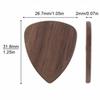 Wood Guitar Picks Wooden Guitar Mediators for Acoustic Guitar Electric Bass Plectrum 6Pcs 2mm