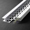 0.5m/1m Wall Corner Edge Closing Lines Decorative Lighting Embedded LED Aluminum Profile For Tiles Wall Panel Hard Bar Lamp