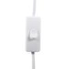 Závěsné svítidlo Domácí lampa Lustry Držák objímky žárovky S vypínačem Bílý