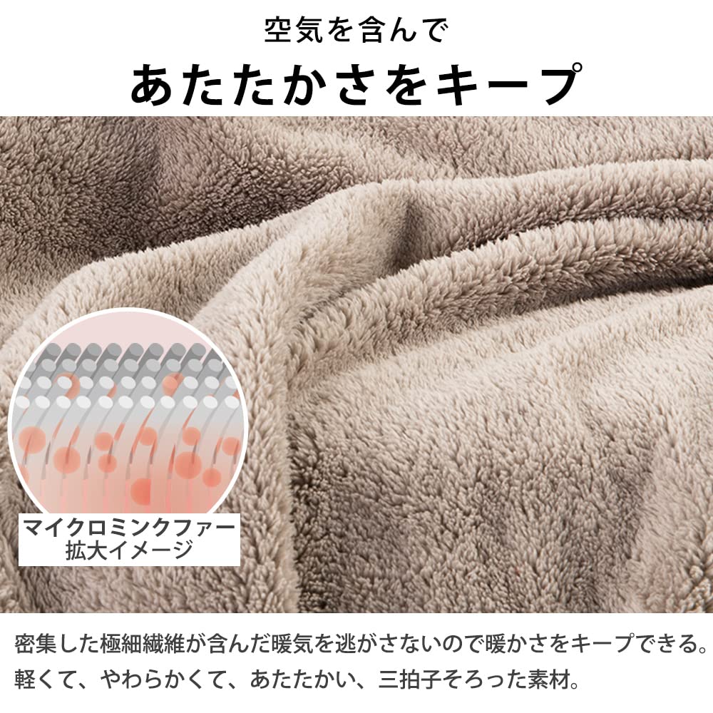 Iris Plaza Blanket Double Pink Winter Thin Warm Washable Micro Mink Fur Fluffy Texture 180 X 200cm Anti-Static