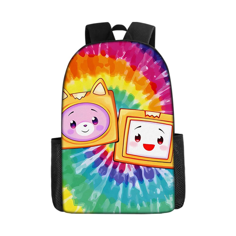 New Roblox Student School Bag Roblox Digital Printing Backpack Three-piece Set Lunch Bag Pencil Case