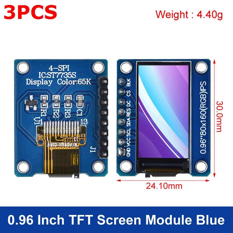 TZT TFT Display 0,96 / 1,3 Zoll IPS 8P/7P SPI HD 65K Vollfarb-LCD-Modul ST7735 Treiber-IC 80*160 (Nicht OLED) Für Arduino