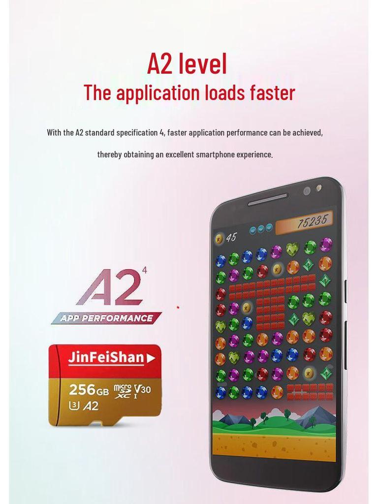 DJI Pocket 2/3 Compatible 128GB TF Card for 4K Panoramic Action Camera