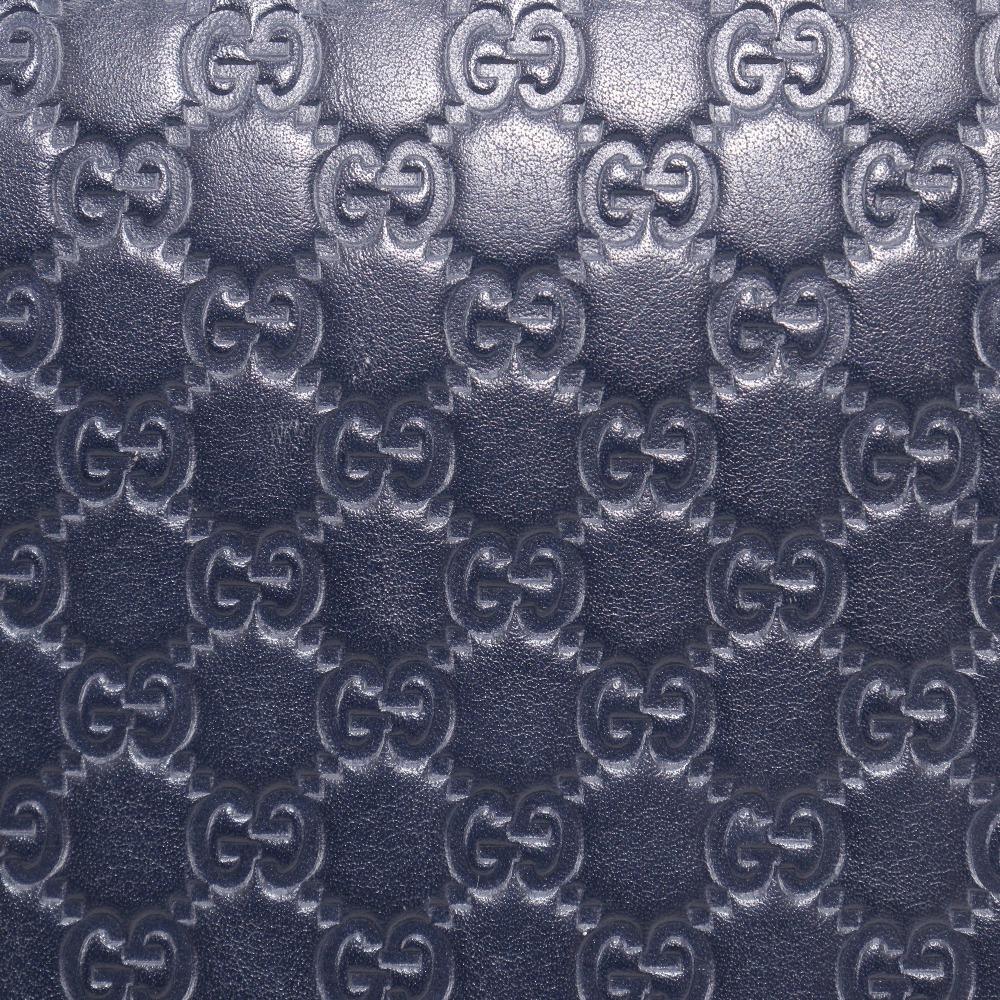 GUCCI Organizer GG Purse 391465 outlet black Sima leather mens Used