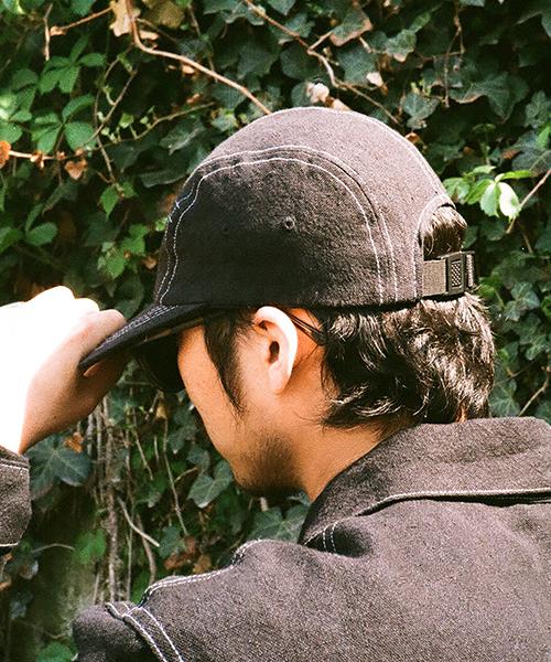 FILOBISKNOT Linen Setup Camp Cap (Black)