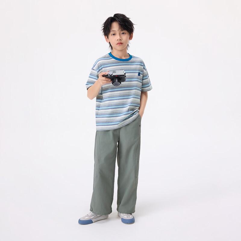 Boys' Embroidered Summer Casual T-Shirt