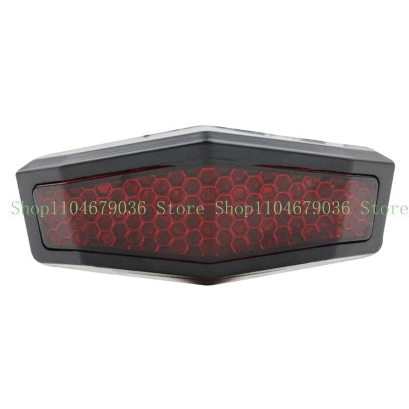 652F Motorcycle Light Stop Tail Light 12V Red Rear Lamp Brake Taillgiht for ATV Off-road Motorcycle Taillight Red