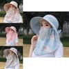 Sun Protection Hat For Women Summer Outdoor Large Brim Breathable Sunshade Cap For Travel