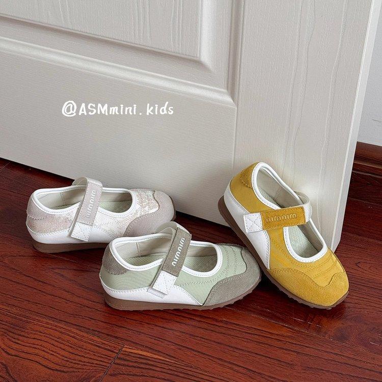 Girls Shoes 2025 Spring and Summer Children Mary Jane Shoes Soft-soled Sneakers Princess Shoes Lightweight Single Shoes Versatile Models
