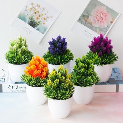 Pine Artificial Plants Bonsai Creative Simulation Fake Flowers Home Decoration Small Tree Potted