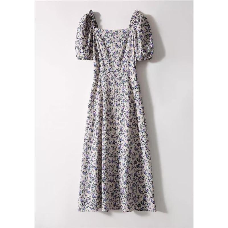 

Сексуальные платья для женщин, летнее модное бохо-платье с цветочным принтом и короткими рукавами, соблазнительное платье длиной до колена с открытыми плечами для женщин XL фиолетовый