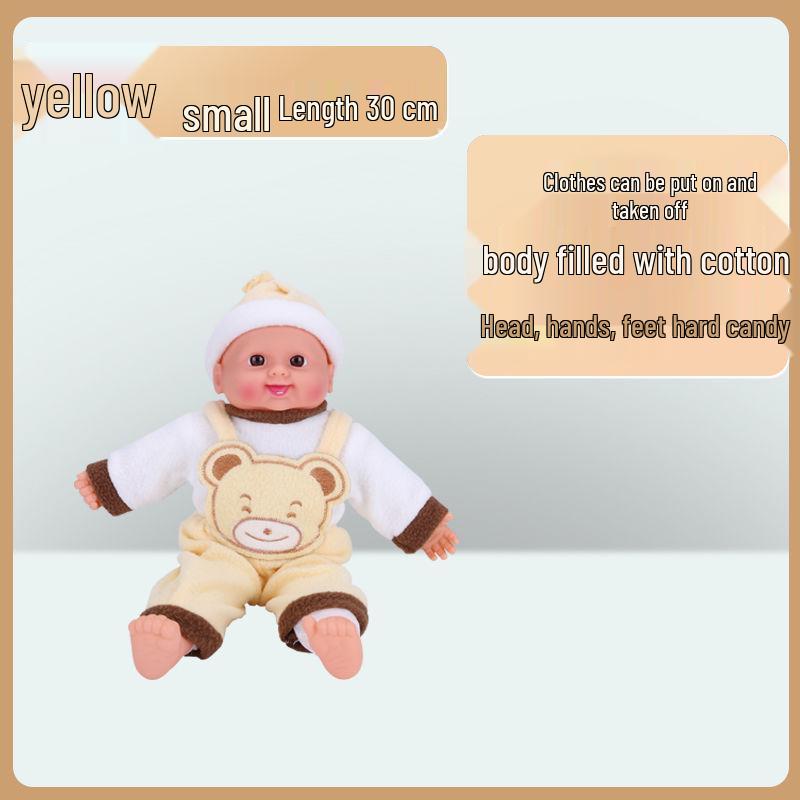 Toddler Nursery Doll: Soft Rubber Baby Doll That Talks and Can Be Breastfed, Perfect for Dollhouse Play.