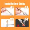 Pro Plastic Repair Soldering Iron 220V/110V for Car Bumper & Damaged Plastic Temperature Adjustable Include PP/PE/ABS/PVC Solder