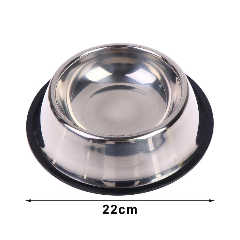 Stainless Steel Pet Dog Bowl Food Storage Container Dog Food Bowl Water Bottle Pet Bowl For Dog Cat Non-Slip Water Feeder Bowls