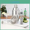 Cocktail Bar Tool Set With Stainless Steel Shaker For Home Entertaining