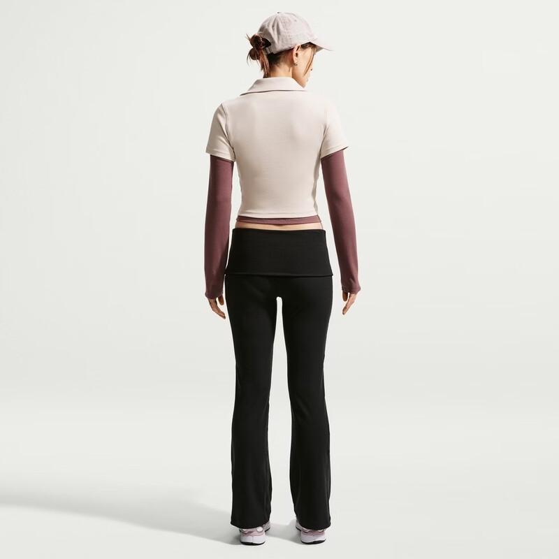 Nike Women's Essential Short Sleeve Cropped Polo Shirt