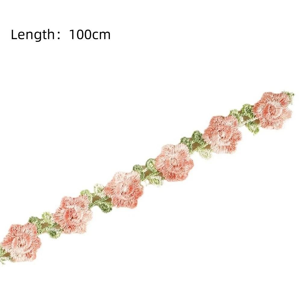 Embroidered Flower Lace Flower Ribbons DIY Clothes Wedding Dress Sewing Flower Lace Trim Multicoloured Sewing Materials