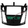 Car Radio Fascia Trim Kit, 9 Inch Dash Panel 2 DIN DVD Frame Install Kit For Ford Focus 3 2012 2013 2014 2015 2016-2018