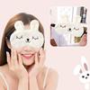 Cartoon Animal Plush Eye Mask, Light-blocking Sleep Eye Mask, Cute Home Nap Eye Mask