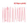 8/14Pcs Plastic Clay Sculpting Set Polyform Sculpey Set Polymer Modeling Clay Tools