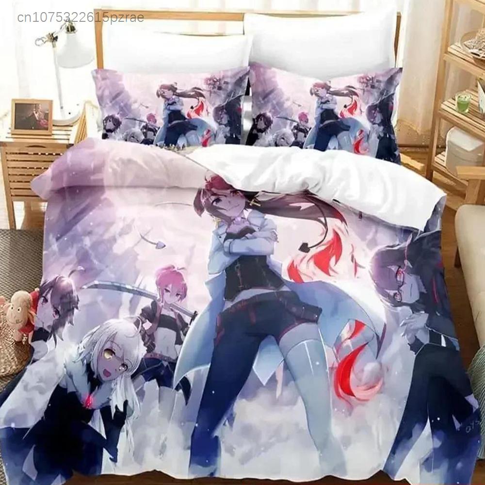 3D Print Anime Pixiv Fantasia T Bedding Set Printed Bed Set With Pillowcase Bed Duvet Cover Soft Queen King Size Bedclothes Home