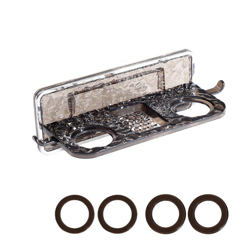 

Wall Mounted Shower Gel Storage Rack Exquisite Hand Soap Hanger Shampoo Holder Toilet серый