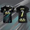 New JUL Album Jersey French Rapper Hip Hop Streetwear O Neck Short Sleeve T-shirt Men's And Women's Casual Breathable Tees