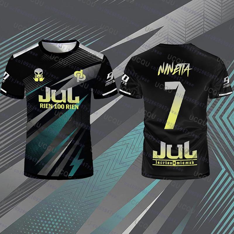 New JUL Album Jersey French Rapper Hip Hop Streetwear O Neck Short Sleeve T-shirt Men's And Women's Casual Breathable Tees