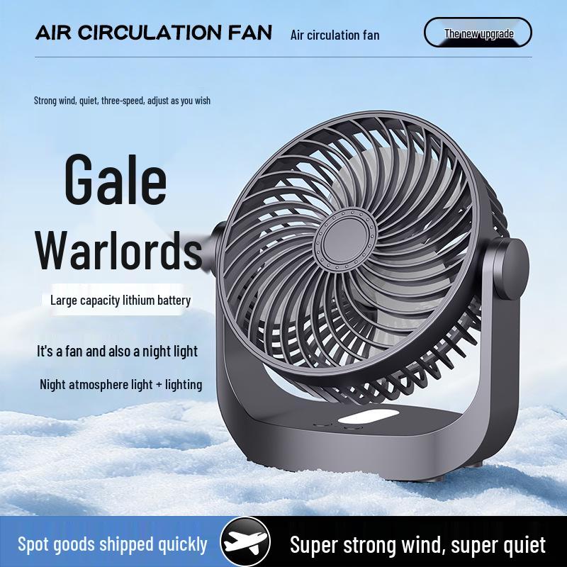 Mini USB Rechargeable High-Speed Desktop Fan: Portable and Powerful