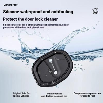 4Pcs Car Silicone Door Lock Buckle Cover Anti-collision For BMW X1 X3 X5 X6 X7 seriesE46 E90 E83 F10 F30 E60 G60 Car Accessories