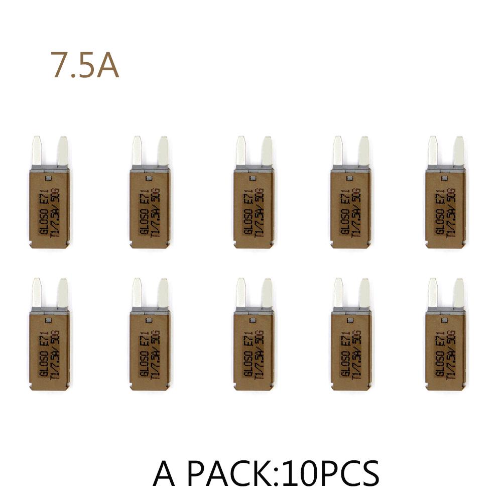 IZTOSS 10PCS 5-30A 14V Small Blade Fuse Automatic Reset Fuse Circuit Breaker Current Overload Protector for Car Truck Boat RV Circuit Breaker 6