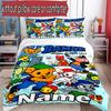 3pcs Duvet Cover Set (1*Duvet Cover + 2*Pillowcase, Without Core), Custom Name Bamse Pattern Bedding Set, Home Bedroom Decor Gift