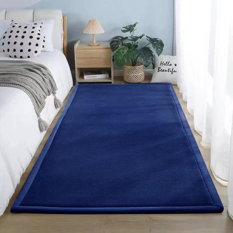 Thickened Fall Winter Anti-Slip Carpet For Living Room Tatami Crawling Bed Soft Floor Mat Plush Rug