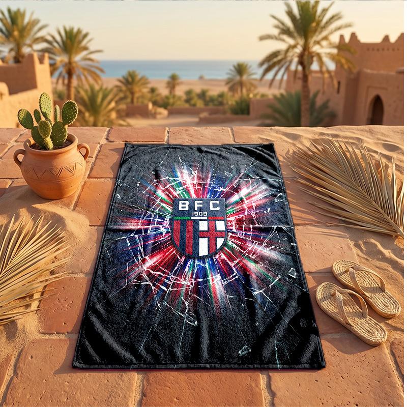 Bologna FC Print Mikrofaser Strandtuch Schnelltrocknend Saugfähig Großes Handtuch für Strand Schwimmen Reisen