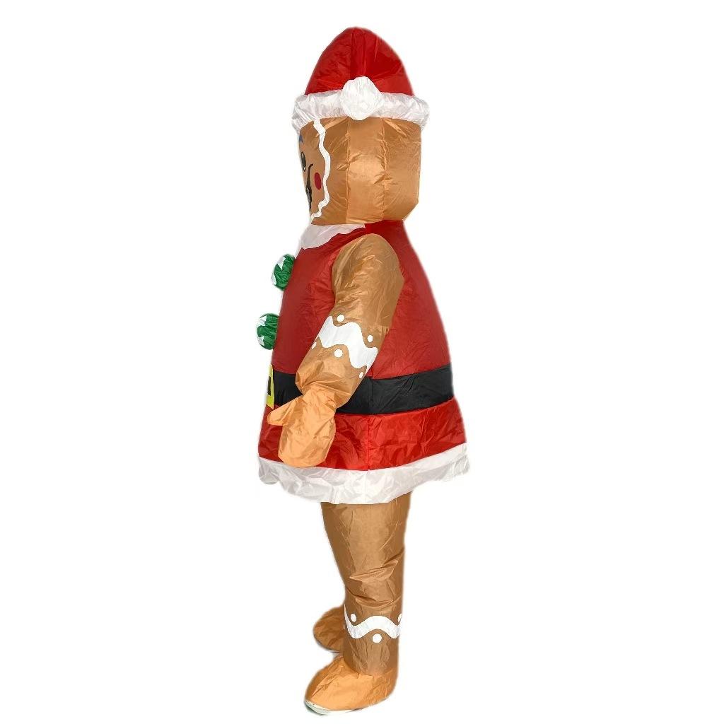 Halloween Gingerbread Man Inflatable Costume, Adults