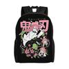 Demon Slayers Backpack for Women Men Waterproof College School Kokushibo Bag Printing Bookbag