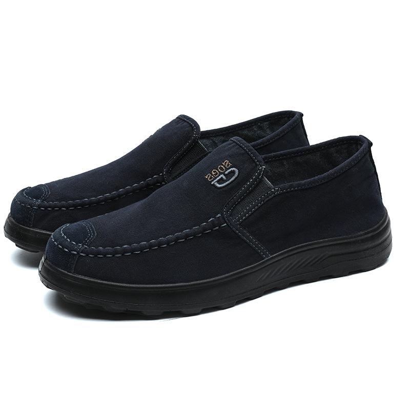 

Новые старые пекинские тканевые туфли мужские туфли на подошве из говяжьих сухожилий повседневные дышащие тканевые туфли с одной педалью удобные парусиновые туфли 44