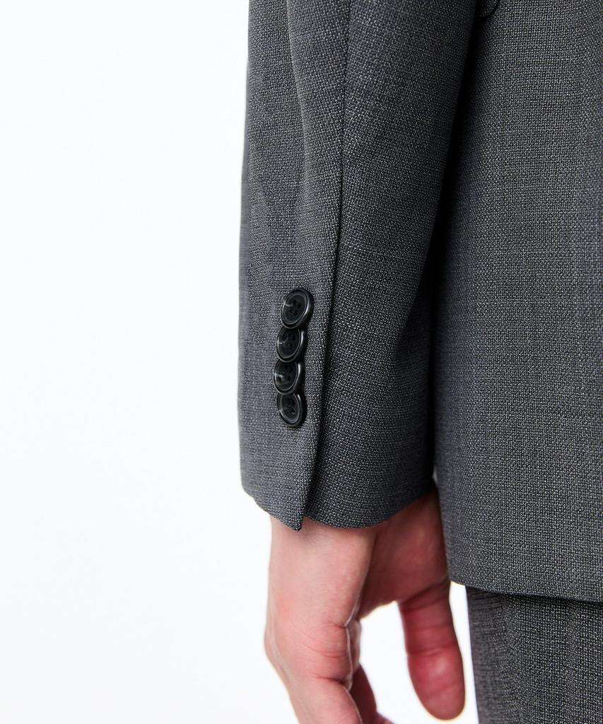 Man On The Boon [Loropiana Fabirc] Notched Lapel Wool Single Jacket_Grey 4714151001